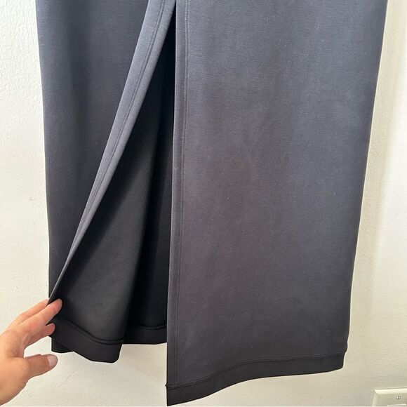 Lululemon Ease of it All V-Neck Midi Dress Softstreme Black - Picture 4 of 11